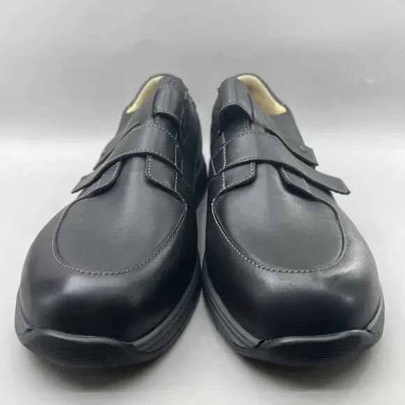 Finn Comfort Nasca Dual Strap Shoes Men Size 11 US, 45 EU Black Walking Sneakers